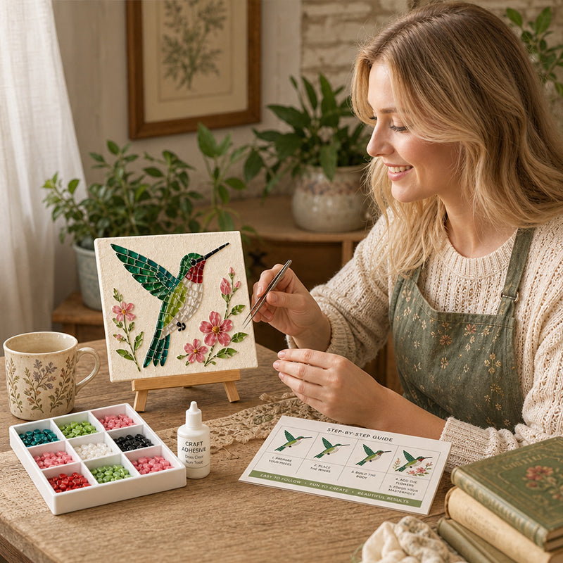 ✨🎨Create Shimmering Mosaic Art at Home! ✨Your Perfect Screen-Free Creative Escape! 🧘