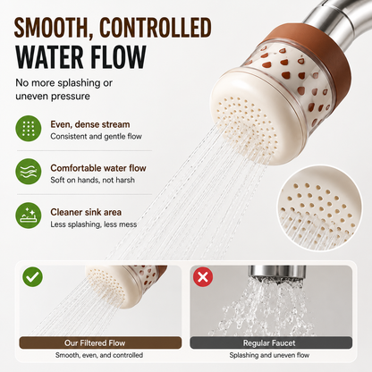 ✨ Cleaner Water. Better Living. 5-Layer Faucet Water Filter💧