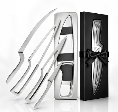 ✨Magnetic Kitchen Knife Set – 4 Piece High Carbon Stainless Steel Kitchen Knives🔪