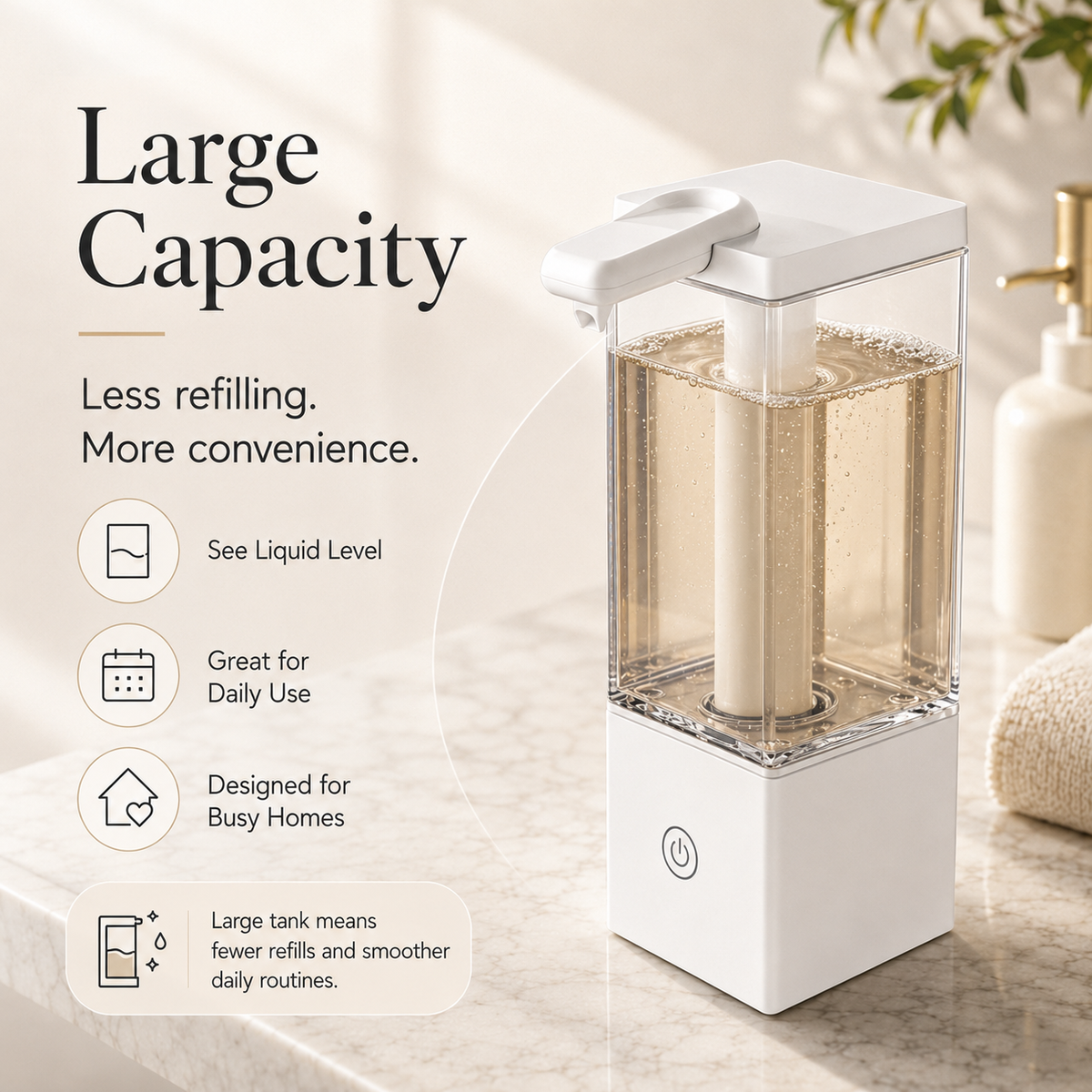 ✨Automatic Soap Dispenser✨Touch-Free. Clean Smarter.
