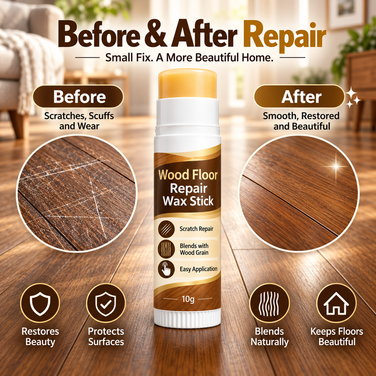 ✨Wood Repair Wax Stick🪵