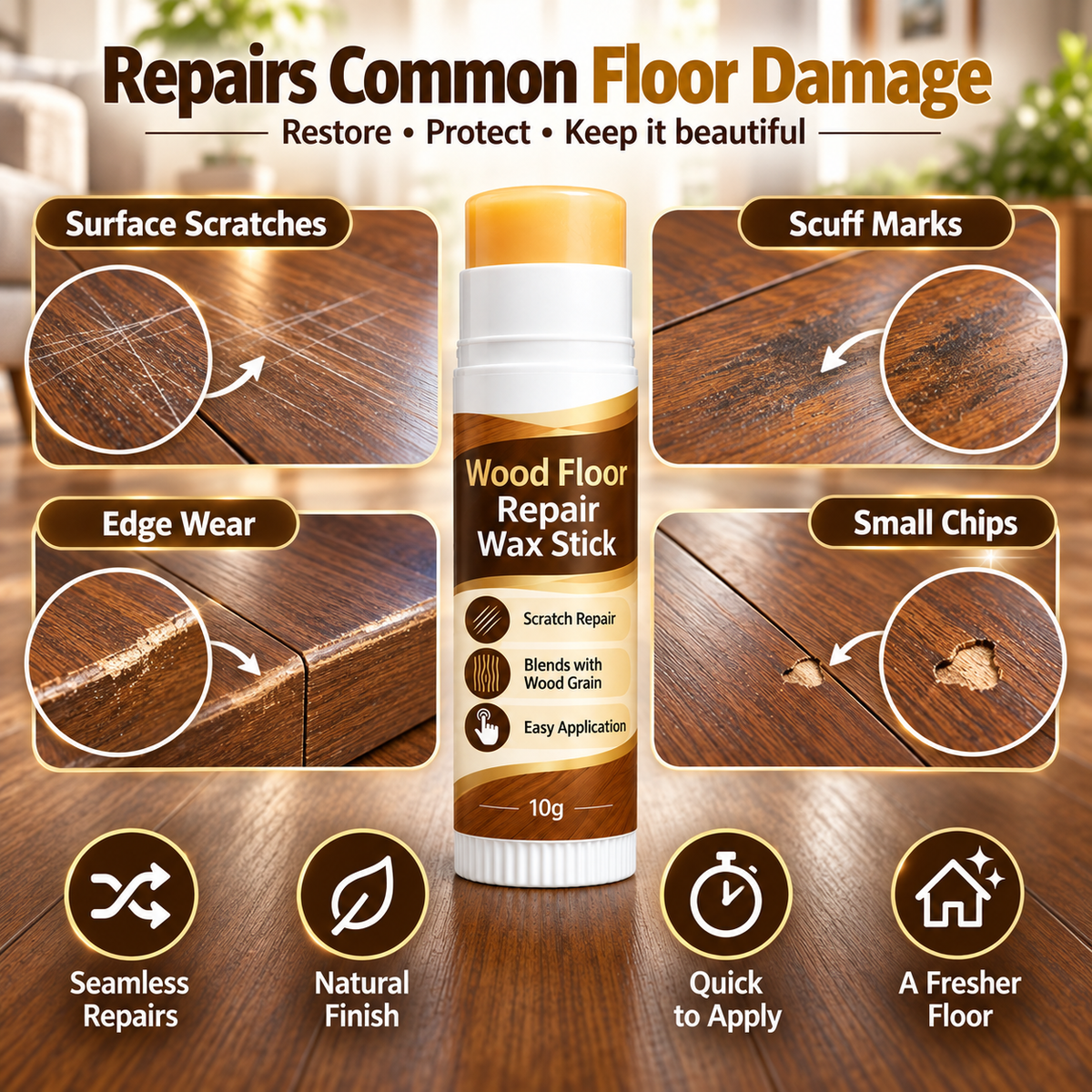 ✨Wood Repair Wax Stick🪵