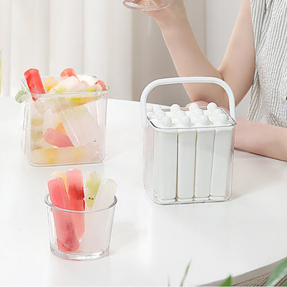 🎖️Silicone Ice Stick Tray with Storage Caddy